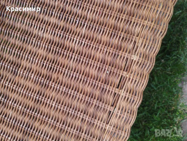 Трапезни столове, 2 бр, естествен ратан, снимка 9 - Градински мебели, декорация  - 50086526