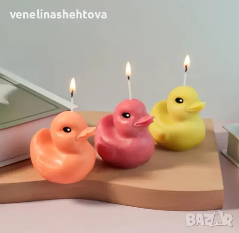 3D пате патица Силиконов молд форма калъп за свещи гипс сапун , снимка 2 - Форми - 48453223