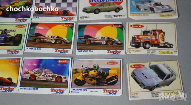 24 Картинки картинка от дъвка Турбо TURBO KENT, снимка 2 - Колекции - 53032395