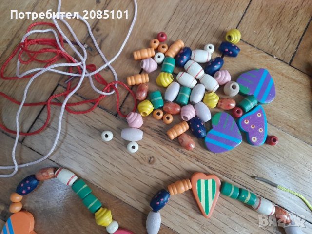 Детски комплект за изработка на гривни и гердани, снимка 3 - Други - 40184081