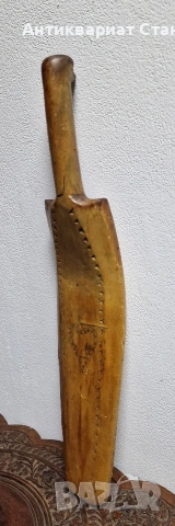 Стара дървена скандинавска шпатула/бъркалка, снимка 12 - Антикварни и старинни предмети - 53981238