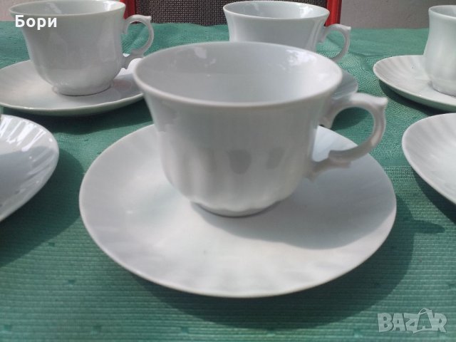 Баварски порцелан чаши за чай, снимка 2 - Сервизи - 33948291