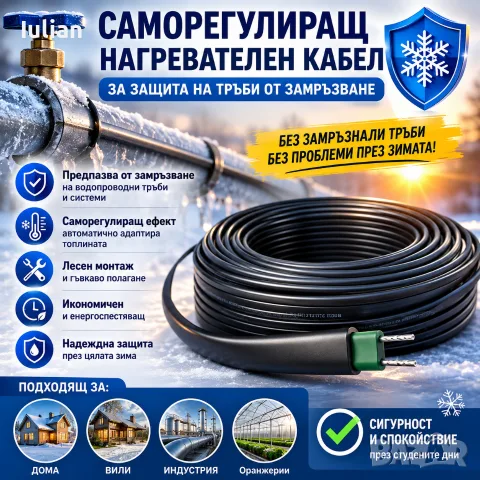 Саморегулиращ нагревателен кабел 