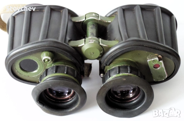Легендарен бинокъл Carl Zeiss Jena D.F. 7x40 NVA 1962г., снимка 2 - Екипировка - 52396516