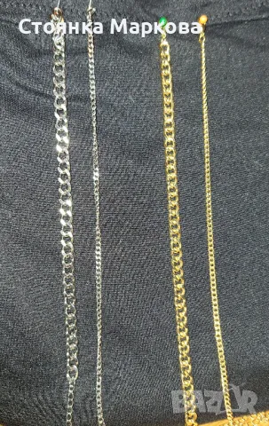 Нови гривни за ръка,двойни-медицинска стомана, снимка 2 - Гривни - 49333305