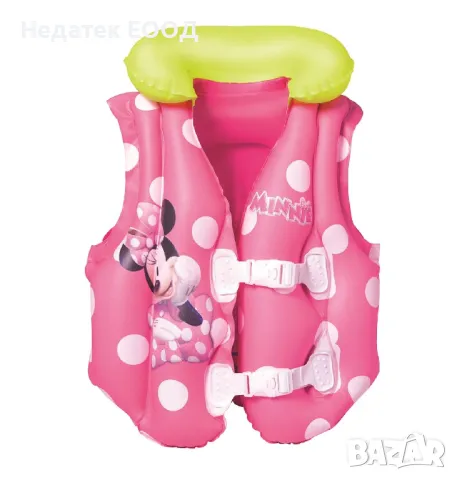 Детска жилетка за плуване, Мини маус, 3-6 години.