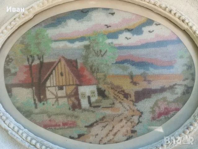 Ръчно изработен гоблен Пейзаж , снимка 4 - Гоблени - 50339049