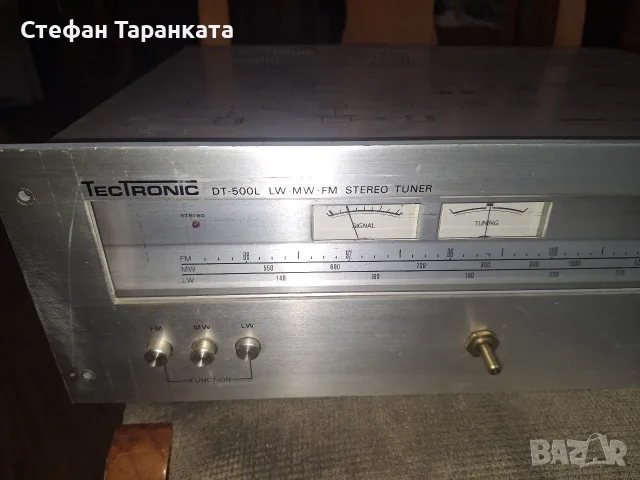 Радио тунер TecTronik , снимка 2 - Ресийвъри, усилватели, смесителни пултове - 56511824