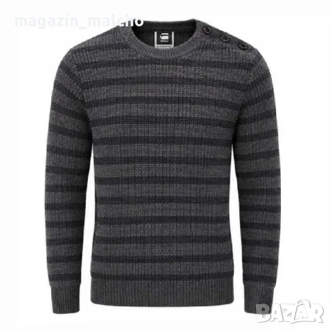 МЪЖКИ ПУЛОВЕР - G-STAR RAW Wairdon Knit Stripe; размер: 2XL
