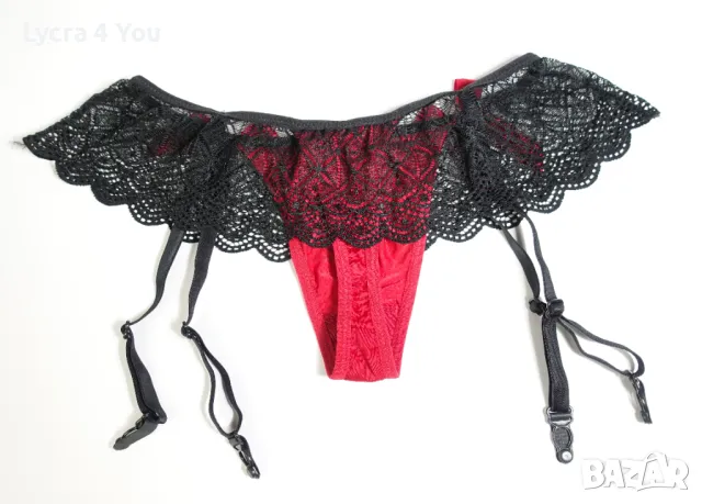 S/М дамска еротична прашка с вградени жартиери, снимка 13 - Бельо - 50039239