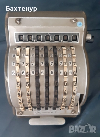 Стара механична сметачка , снимка 2 - Нумизматика и бонистика - 52234623