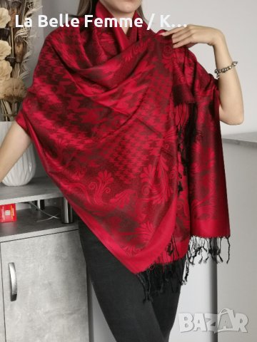 Дамски шал от пашмина, снимка 11 - Шалове - 37343787