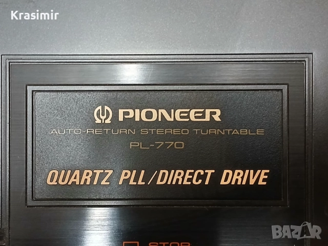 Pioneer PL-770 Quartz Direct Drive – Made in Japan, снимка 5 - Грамофони - 52014734