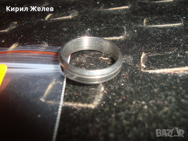 АРТ ХАЛКА БЛАГОРОДНА СТОМАНА МОДЕН ПРЪСТЕН 19645, снимка 3 - Пръстени - 32088916