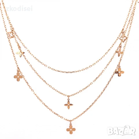 Златнo колие 2,86гр. 48,0см. 14кр. проба:585 модел:32189-2, снимка 1