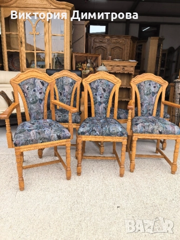 Комплект от 6 трапезни стола 
