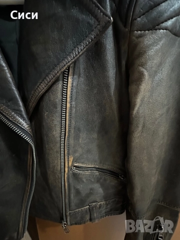 Яке естествена кожа xs, снимка 3 - Якета - 52872641