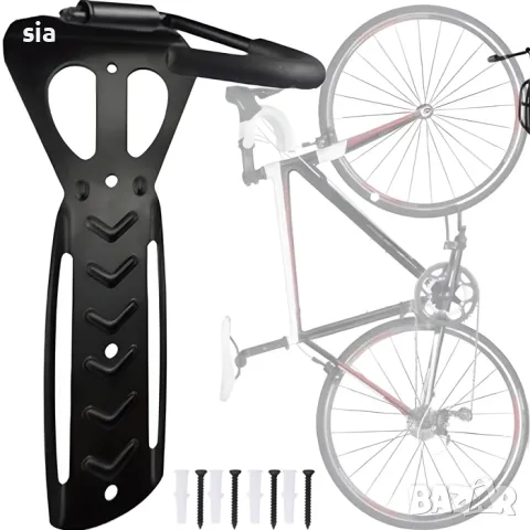 Стойка за колело, Държач, за монтаж на стена, до 30кг, снимка 3 - Аксесоари за велосипеди - 44489458