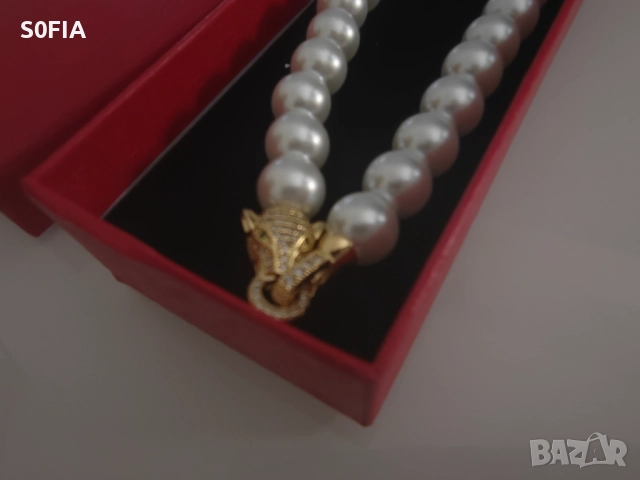 Перли в кутийка нови за подарък, снимка 2 - Колиета, медальони, синджири - 52886332