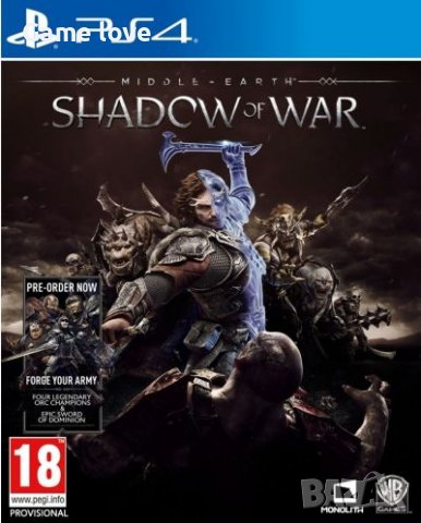 Middle Earth shadow of war ps4 PlayStation 4