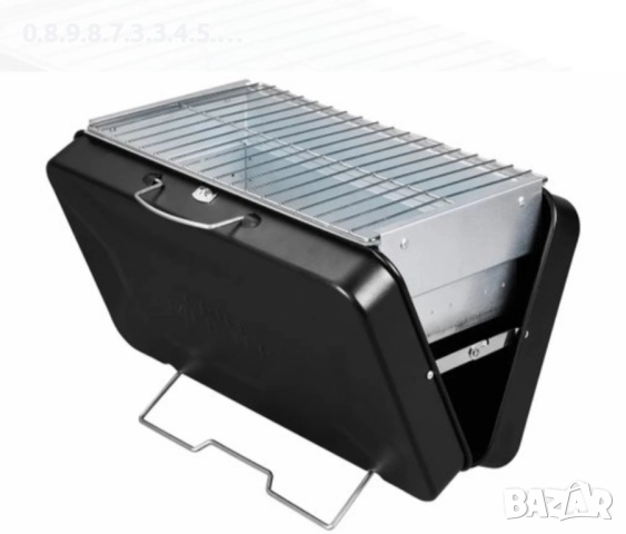 грил за дървени въглища Тип куфар, снимка 6 - Скари - 52420376