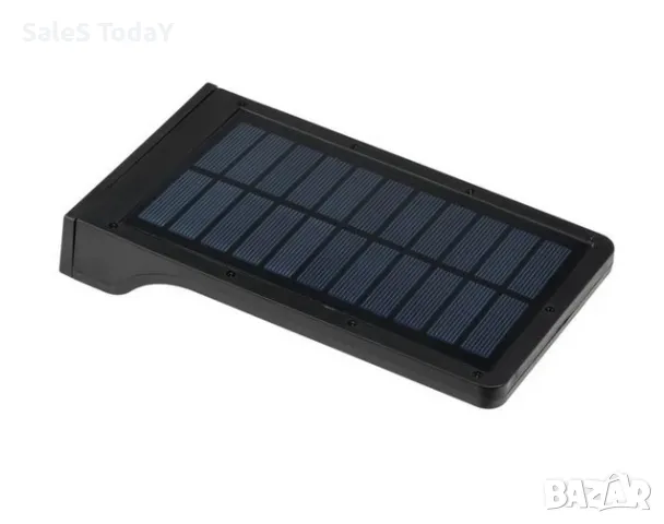 Външна лампа за стена, солар и датчик за движение, 19,5см, снимка 4 - Соларни лампи - 49659490