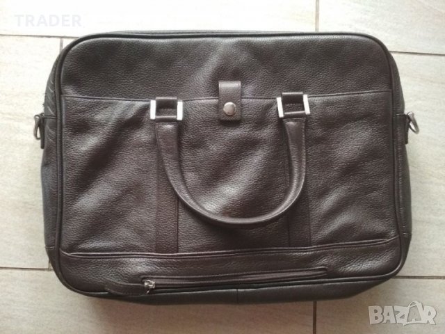 Бизнес пътна чанта лаптоп таблет MELVIN, тъмно кафява , снимка 5 - Чанти - 33897004