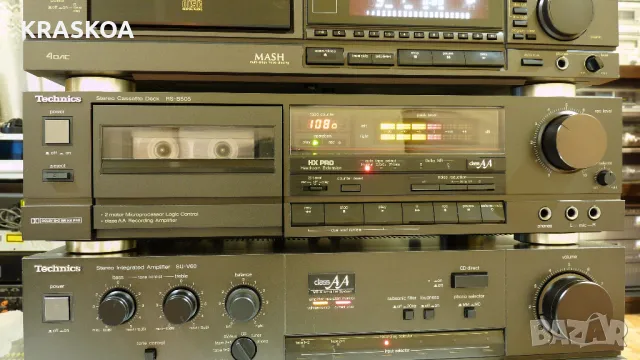 TECHNICS SU-V60 & RS-B505 & SL-P477A, снимка 11 - Ресийвъри, усилватели, смесителни пултове - 47400120