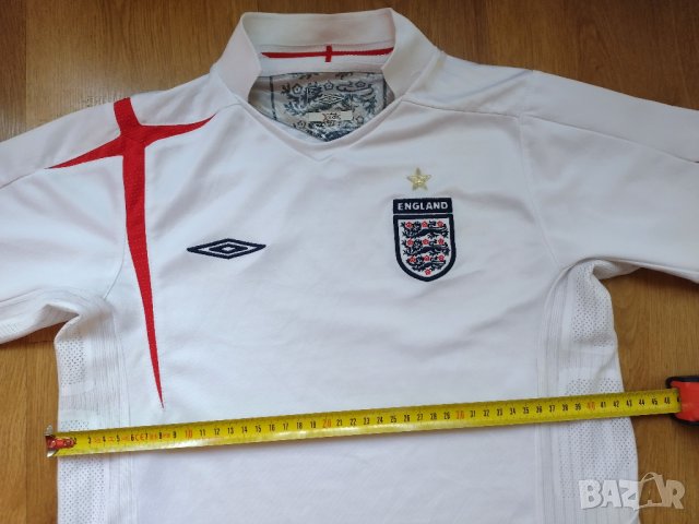 England / Umbro - футболна тениска на Англия за ръст 158см., снимка 6 - Детски тениски и потници - 42483287