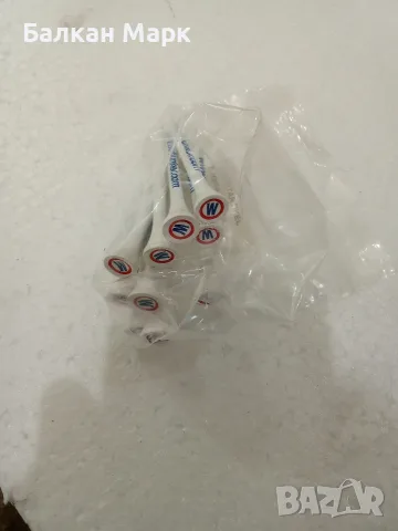 Лот 10 пакета x 10 бр.дървени тийчета за голф (70 мм),golf tees-внос от Германия, снимка 2 - Голф - 55754308
