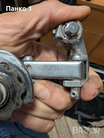 Ретро Дерайльор Shimano Дълго Рамо, снимка 6 - Части за велосипеди - 51922229