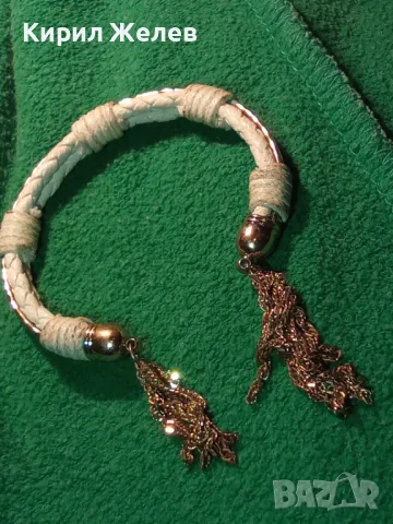 ЗЛАТИСТА ХЕНД - МЕЙД ГРИВНА МЕТАЛ и ЕКО КОЖА Тип ТОРКВА 47445, снимка 11 - Гривни - 47298520