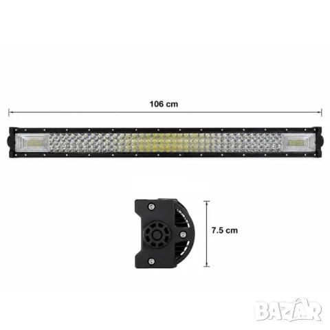 LED бар 198W 106 см, снимка 3 - Аксесоари и консумативи - 55864367
