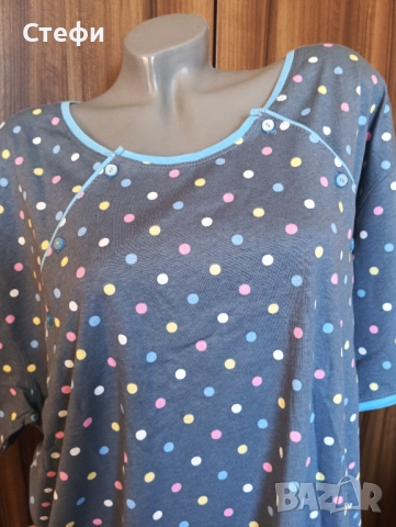 Нощници за бременни и кърмачки 3XL, снимка 3 - Дрехи за бременни - 51754666