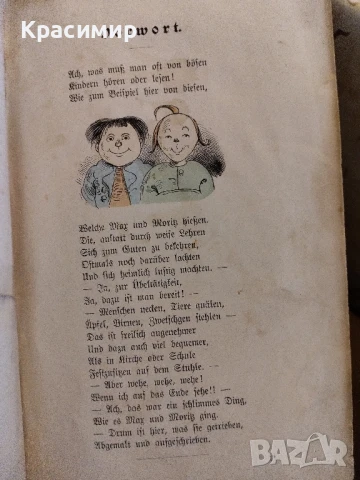 Макс и Мориц., снимка 7 - Антикварни и старинни предмети - 51032589