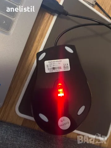 Кабелна оптична мишка Canyon USB – тествана и работеща, снимка 2 - Клавиатури и мишки - 55868167
