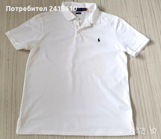 POLO Ralph Lauren Pique Cotton Slim Fit Stretch Mesh Mens Size XL ОРИГИНАЛ! Мъжка Тениска!, снимка 10 - Тениски - 53927178