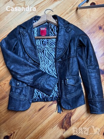 Сако от естествена кожа Miss sixty