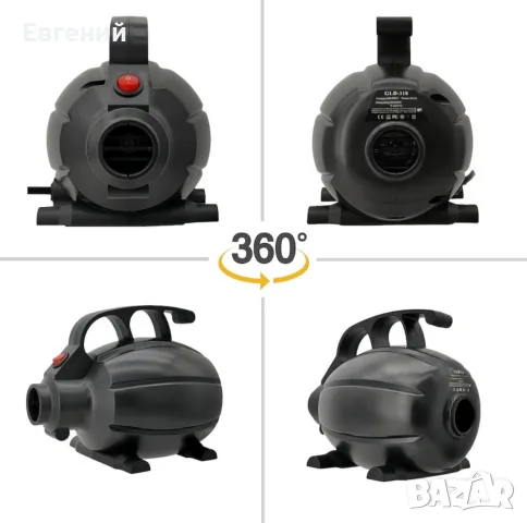 600W електрическа въздушна помпа, за матраци, надуваеми аксесоари, с 4 дюзи, бърза употреба, защита , снимка 3 - Надуваеми легла - 55833827