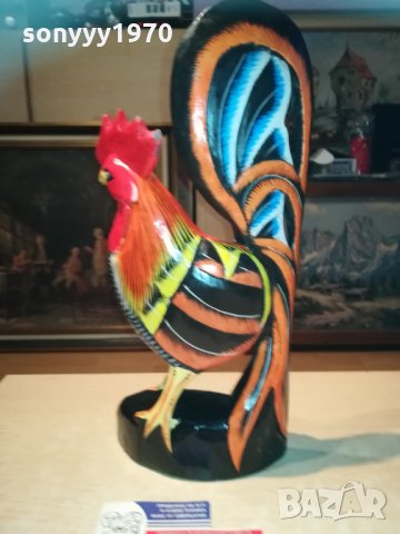 Петел от дърво-ЦВЕТЕН ръчна изработка 3112201848, снимка 7 - Колекции - 31268586