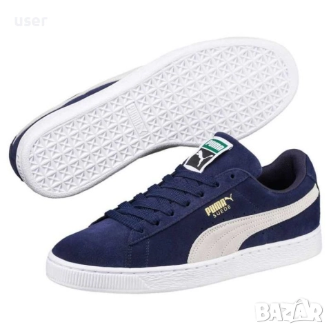 100% Оригинални чисто-нови мъжки сникърси от естествен велур PUMA! 