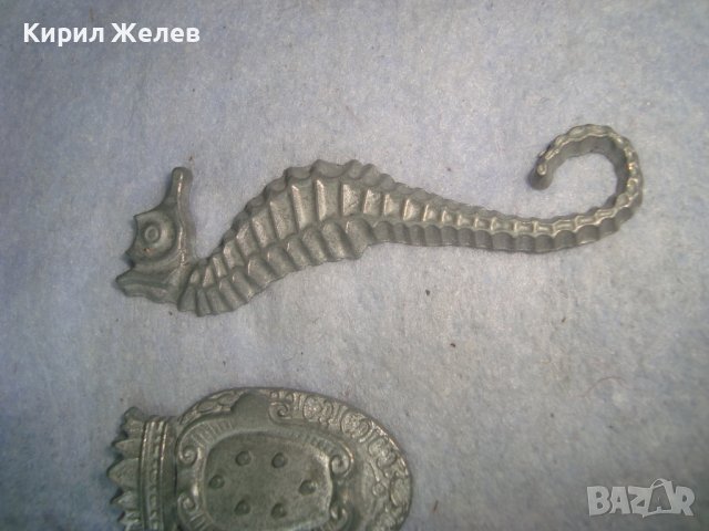 ЛОТ 2 ОЛОВНИ ФИГУРАЛНИ АПЛИКАЦИИ МОРСКО КОНЧЕ и ГЕРБ РЕДКИ за КОЛЕКЦИЯ ДЕКОРАЦИЯ 31129, снимка 7 - Колекции - 37994401