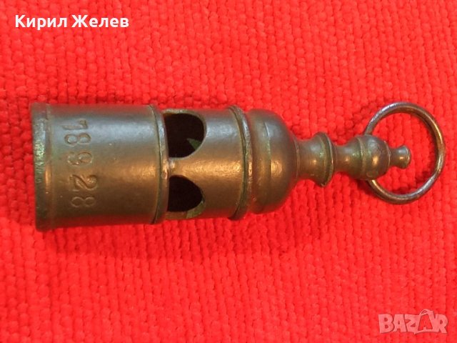 ПРОФЕСИОНАЛНА СТАРИННА ОЛОВНА СПОРТНА СЪДИЙСКА СВИРКА със СЕРИЕН НОМЕР Много РЯДЪК РЕТРО МОДЕЛ 34142, снимка 4 - Антикварни и старинни предмети - 38892429