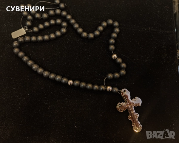 Мъжко колие с кръст от медицинска стомана , снимка 2 - Колиета, медальони, синджири - 51793380