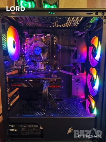 Геймърски i3 10100f, RX 6500 XT 4GB, RAM 16GB DDR4, SSD 512GB NVME