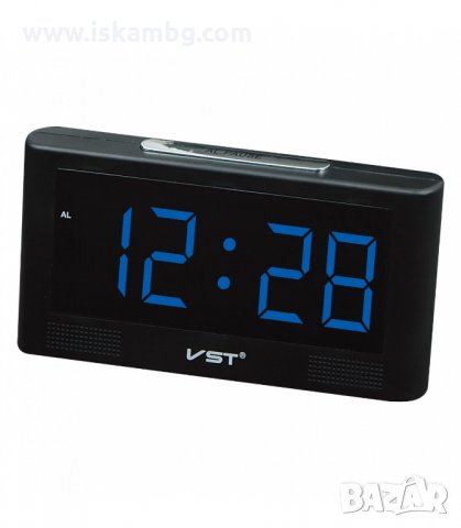 НАСТОЛЕН LED ЧАСОВНИК С ГОЛЕМИ ЦИФРИ - код 732, снимка 4 - Друга електроника - 34066045