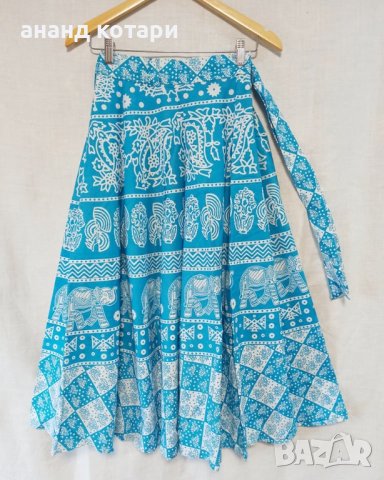 Индийска памучна пола - прегърни ме, снимка 8 - Поли - 36605313