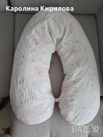 Възглавница за бременни и кърмене, снимка 2 - Аксесоари за кърмачки - 53911775