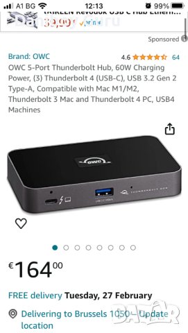 Macbook OWC Thunderbolt 4 Hub