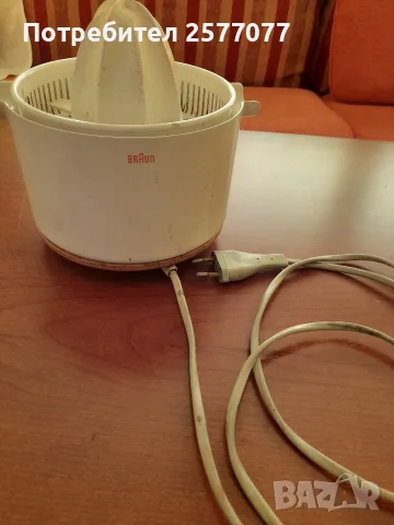 електрическа сокоизтисквачка Braun